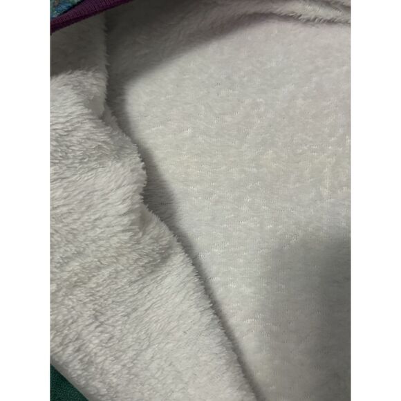 New Natural Life One Piece Pajamas L/XL Floral Boho Plush Fleece Jumpsuit Zip - Picture 15 of 15